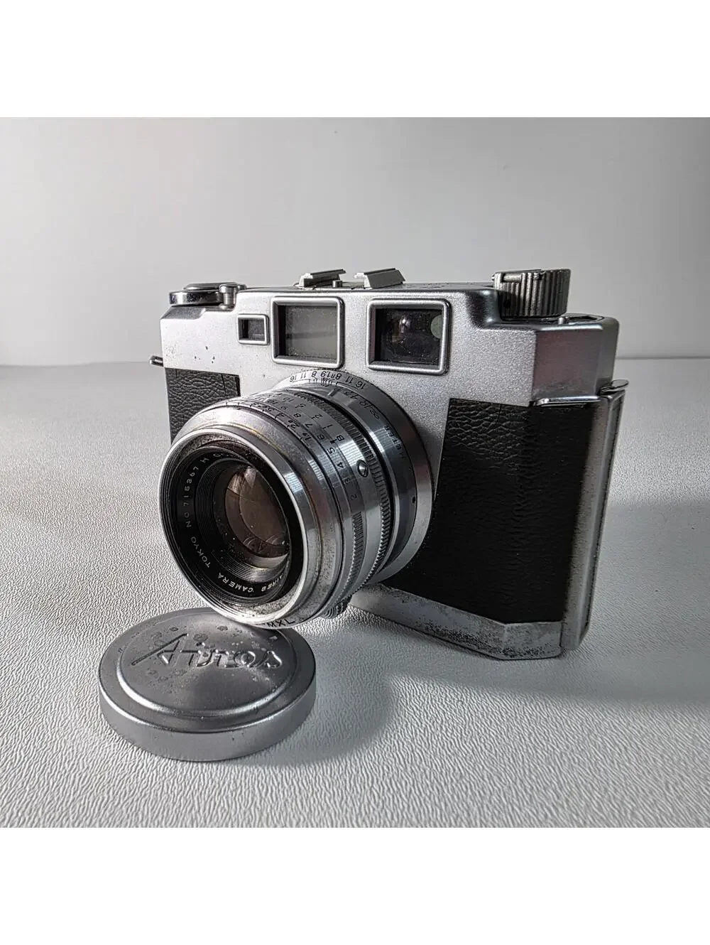 Aires 35 III L - H Coral 4.5cm f1.9 Film Camera For PARTS/REPAIR - AS IS